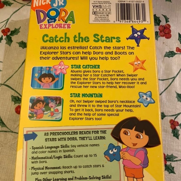 Dora The Explorer Catch The Stars VHS - Picture 2 of 2